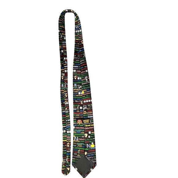 Looney Tunes Taz Internet Theme Necktie Vintage 2001 - Picture 6 of 7